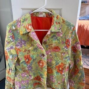 Vintage Coldwater Creek Floral Women's Jacket